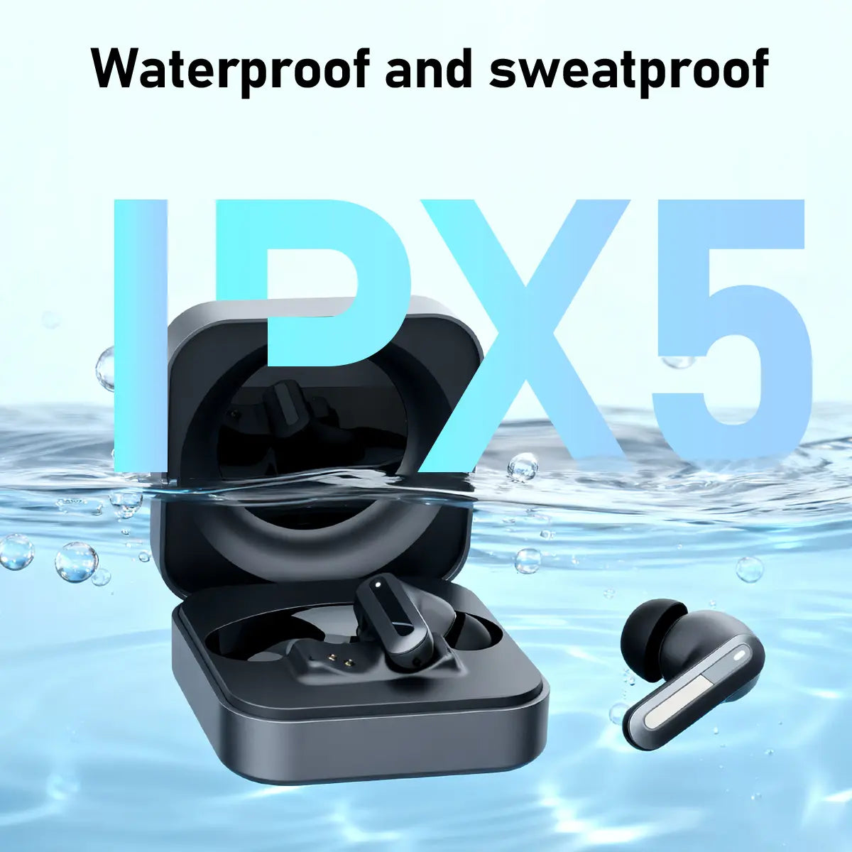 Wireless Earbuds Bluetooth 6.0 Earphones, in Ear Earbuds,Waterproof Wireless Earphones, Suitable for Office, Sports, Study and Audio Calls, Built in Microphone, Gaming Bluetooth Headphones