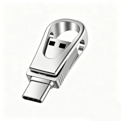 3-In-1 USB Flash Drive, Large Capacity, Dual Interface OTG Type-C, Suitable for Mobile Phones and Computers, Compatible with All Android/ Ios/Harmonyos, Suitable for Students and Office Use, G, Launched in 2026